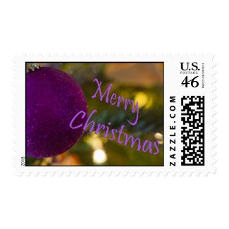 Merry Christmas Postage Stamp
