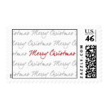 Merry Christmas Postage Stamp