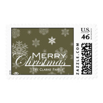 Merry Christmas Postage Stamps