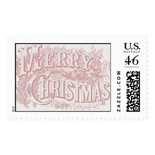 Merry Christmas Postage Stamps stamp
