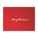 Merry Christmas postcard