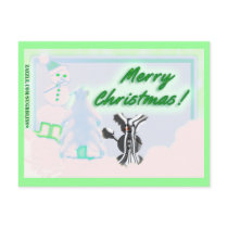 Merry Christmas Postcard by SugrBliss Merry Christmas Postcard