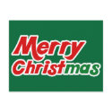 Merry Christmas postcards