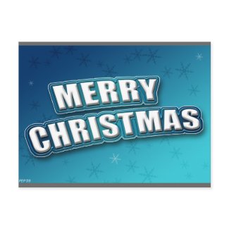 Merry Christmas postcard