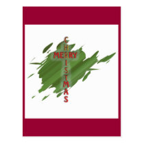 Merry CHRISTmas Postcards postcards