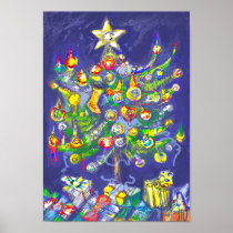 Merry christmas poster