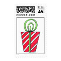 Merry Christmas Present postage by Musicat Merry Christmas Present postage