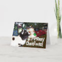 Merry Christmas Presents with Goat Rufus card