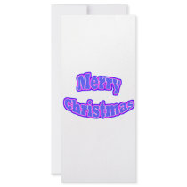 Merry Christmas rack cards