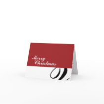Merry Christmas - Red/Black Squiggle cards
