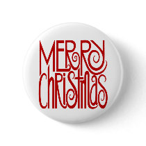 Merry Christmas Red Button by floatinglemons Merry Christmas Red Button