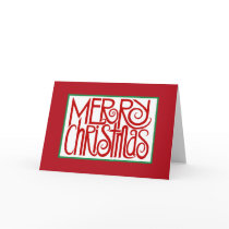 Merry Christmas Red Card