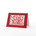 Merry Christmas Red Card