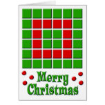 Merry Christmas Red Green Card