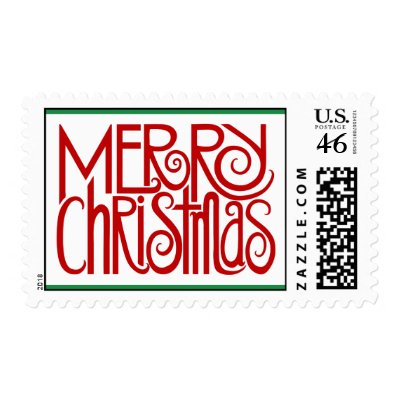 Merry Christmas Red Stamp