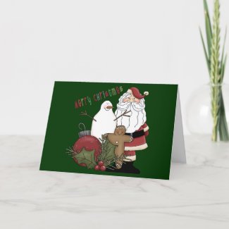 Merry Christmas Santa card