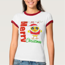 Merry Christmas Santa Chick v2 t-shirts