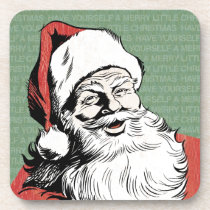 Merry Christmas Santa Claus! cork coasters