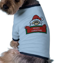 Merry Christmas Santa Claus pet clothing by IndiaL Merry Christmas Santa Claus pet clothing