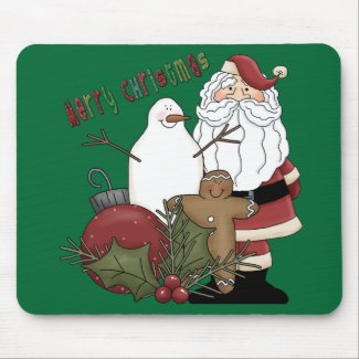 Merry Christmas Santa mousepad