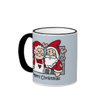 Merry Christmas Santa mug by tshirtfun Merry Christmas Santa mug