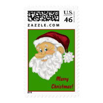 Merry Christmas Santa postage