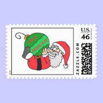 Merry Christmas Santa Stamp stamps