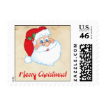 Merry Christmas Santa Stickers (SMALL) postage