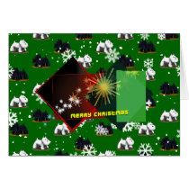 Merry Christmas Scotties and Westies cards