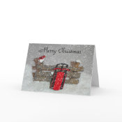 Merry Christmas Sled Card card
