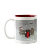 Merry Christmas Sled Mug mug