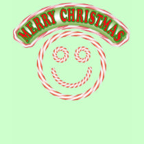 Merry Christmas Smiley Face T-Shirt