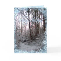 MERRY CHRISTMAS SNOW SCENE by SHARON SHARPE cards