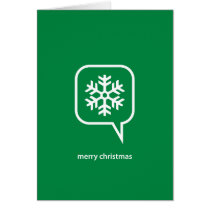 merry christmas snowflake card 01 cards