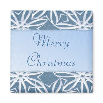 Merry Christmas Snowflake Magnet