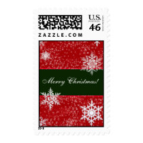 Merry Christmas snowflake stamp