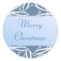 Merry Christmas Snowflake Stickers by Jamene Merry Christmas Snowflake Stickers