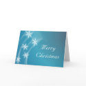 Merry Christmas Snowflakes Card by AJsGraphics Merry Christmas Snowflakes Card