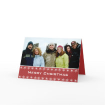 Merry Christmas Snowflakes ith Your Family Photo cards by samack Merry Christmas Snowflakes ith Your Family Photo cards