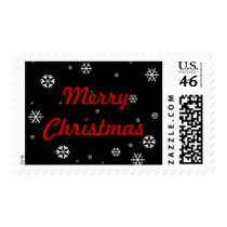 Merry Christmas Snowflakes Stamps