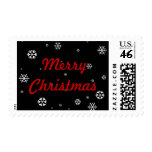 Merry Christmas Snowflakes Stamps