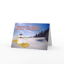 merry christmas snowman card by jaylichtenberger merry christmas snowman card