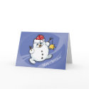 Merry Christmas Snowman card