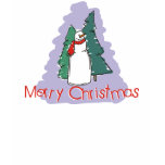 Merry Christmas Snowman Sweatshirt T-Shirt