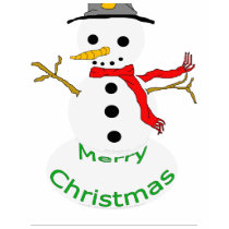 Merry Christmas Snowman t-shirts by DavidBradshaw Merry Christmas Snowman t-shirts
