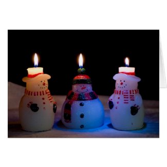 Merry Christmas Snowmen Card