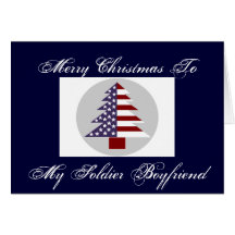 MERRY CHRISTMAS SOLDIER BOYFRIEND CARDS