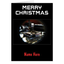 Merry Christmas Stadium Card cards
