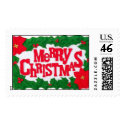 Merry Christmas stamp