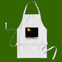 Merry Christmas Star Apron aprons